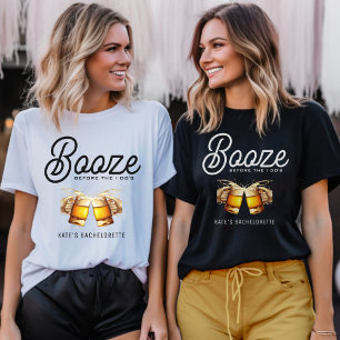 T-shirt Booze Before I Do's Bachelor Bachelorette Party