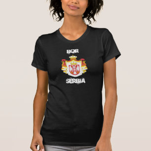 T-shirt Bor, Serbie avec armoiries