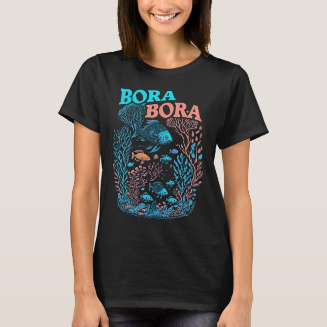 T-shirt Bora Bora Coral Reef (Devant)