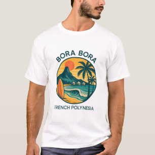 T-shirt Bora Bora Sérénité – Polynésie française tropicale