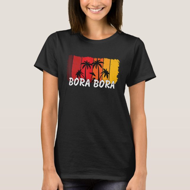 T-shirt Bora Bora Tahiti Souvenirs 1 (Devant)