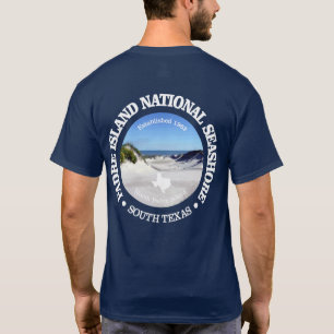 T-shirt Bord de la mer de ressortissant d'île d'aumônier