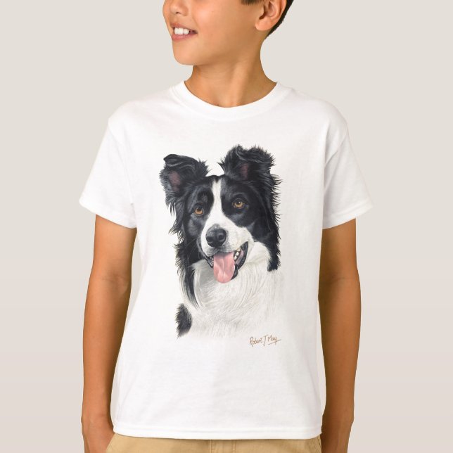 T-shirt Border collie (Devant)