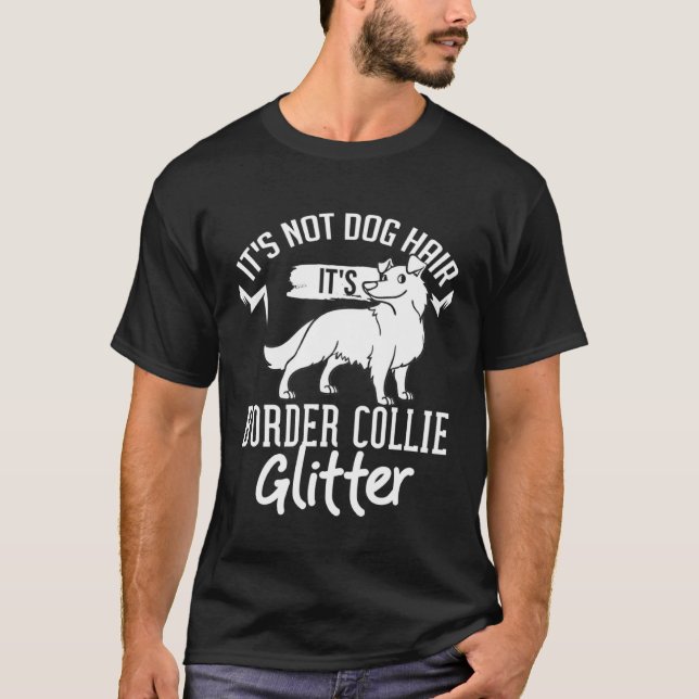 T-shirt Border Collie Dog  Puppies Owner (Devant)