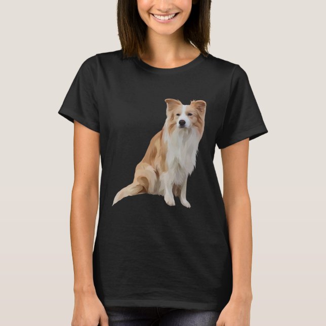 T-shirt Border Collie Red (Devant)