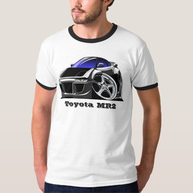 T-shirt bordercartoon, Toyota MR2 (Devant)