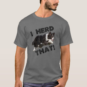 T-shirt Bordure Collie Amateurs Je Trouve Ce Chien Drôle 