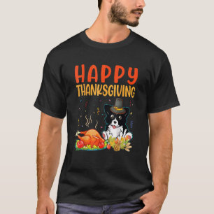 T-shirt Bordure Collie Chien Regardez Turquie Viande Heure