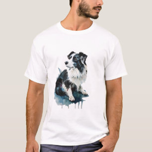 T-shirt Bordure Collie - Intelligent, Énergétique,