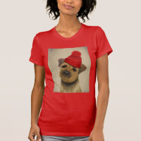Bordure Terrier avec Casquette roux