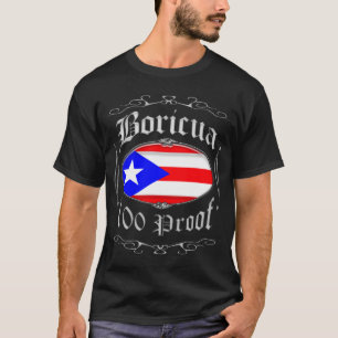 T-shirt Boricua 100 Proof2