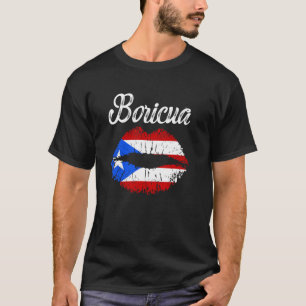 T-shirt Boricua Latina Fille Portoricaine Fière De Porto R