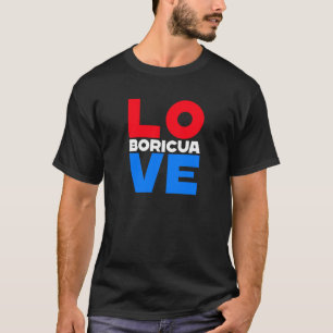 T-shirt Boricua Love