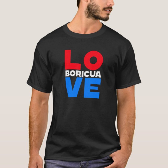 T-shirt Boricua Love (Devant)