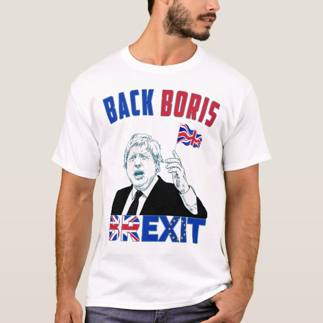 T-shirt Boris Johnson et Brexit (Devant)