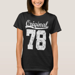 T-shirt Born 78 Birthday
