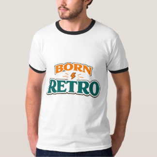 T-shirt Born Retro Vintage 70s Aesthetic Lightning Bolt Sl