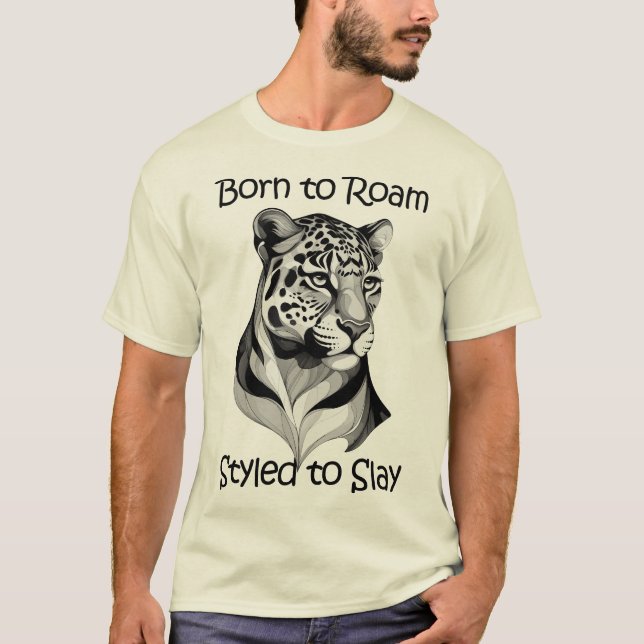 T-shirt Born To Roam - Styled To Slay (Devant)