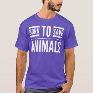 T-SHIRT BORNO SAUVE LES ANIMAUX DROITS DES ANIMAUX RESCUE