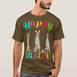 T-shirt Borzoi Amoureux des chiens Funny Oeuf de Pâques Bu