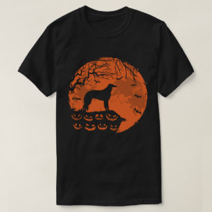 T-shirt Borzoi Et Lune Halloween Costume Amoureux des chie