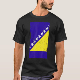 T-shirt Bosnie-Herzégovine Balkans Sarajevo Troublé