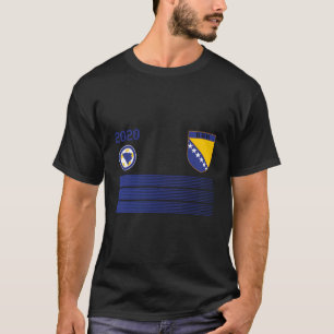 T-shirt Bosnie-Herzégovine Football Jersey 2020 B&H Socc
