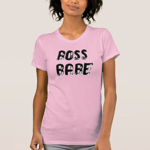T-shirt BOSS BABE - (devant uniquement, personnalisable po