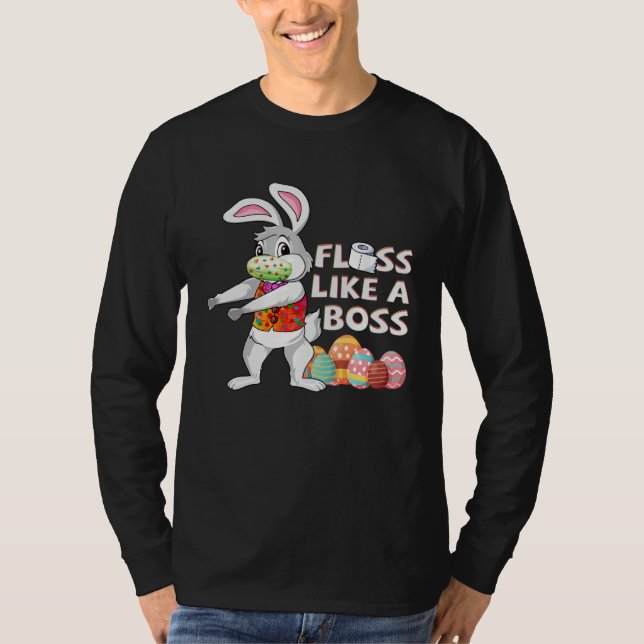 T-shirt Boss Bunny Rabbi  Easter Day (Devant)