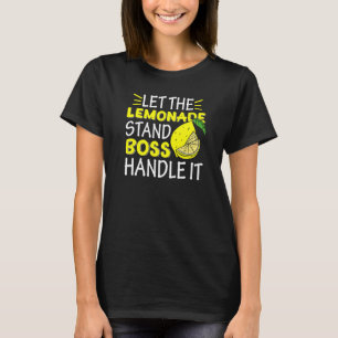 T-shirt Boss De Jus De Citron Laisser Le Poignée De La Cit
