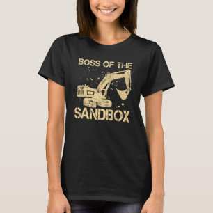 T-shirt Boss de Sandbox Chauffeur d'excavateur de l'équipe