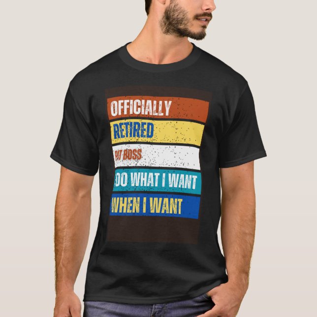 T-shirt Boss De Tente Retraite Boss De Tente Retraite Boss (Devant)