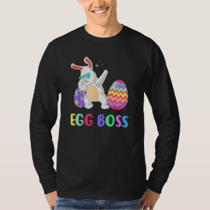 T-shirt Boss d'Oeuf Colorfull Dabbing Bunny de Pâques Enfa