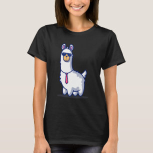 T-shirt Boss Llama Alpaca Garçon fille enfants