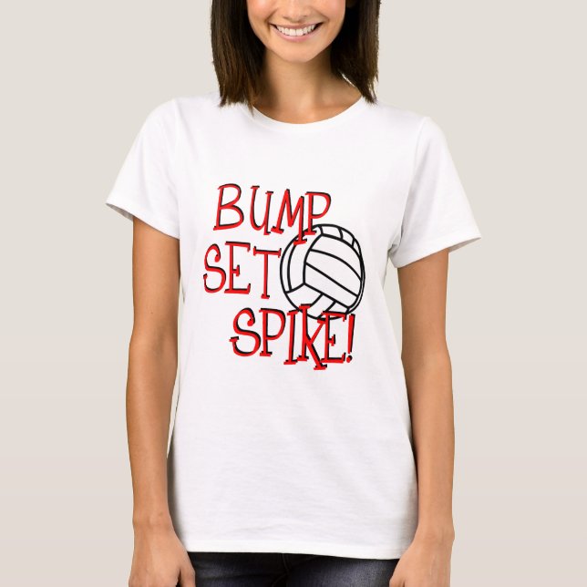 T-shirt Bosse, ensemble, transitoire ! Volleyball (Devant)