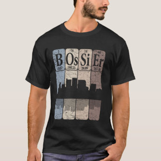 T-shirt Bossier éléments de tableau périodique Bossier Lou