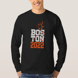 T-shirt Boston 2022 Marathon entraînement et qualifié