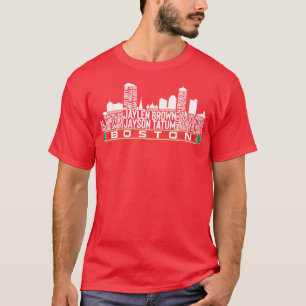T-shirt Boston Basketball Team 23 Joueur Roster Boston Cit