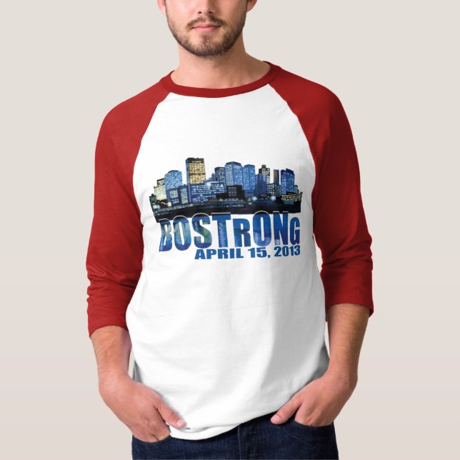 T-shirt Boston fort (Devant)
