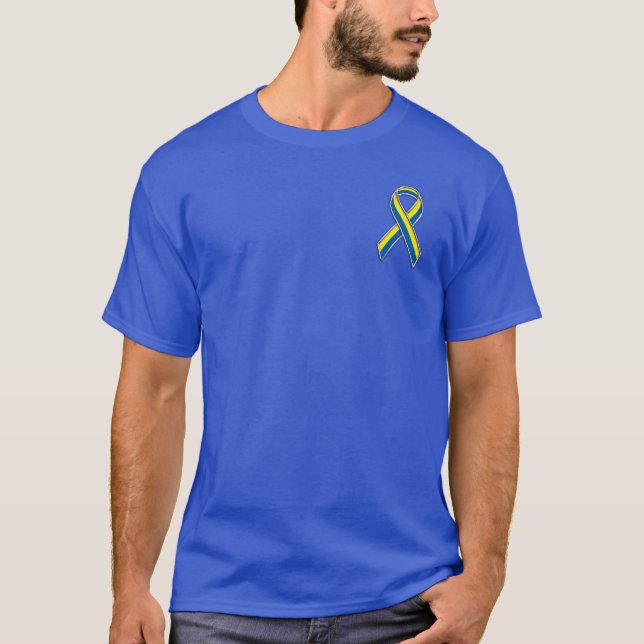 T-shirt Boston Strong Chrome Style de ruban Décor (Devant)