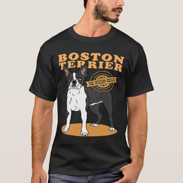 T-shirt Boston Terrier Boston Terrier Chien Du B Le Plus C (Devant)