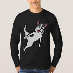 T-shirt Boston Terrier Breakdance