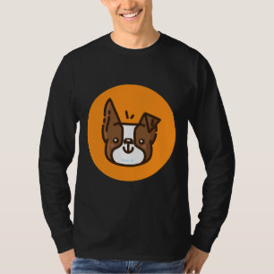 T-shirt Boston Terrier Brown