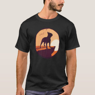 T-shirt Boston Terrier Chien Retro 13