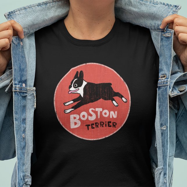 T-shirt Boston Terrier Cool Style Vintage Amusant chien an (Créateur téléchargé)