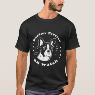 T-shirt Boston Terrier En Veille
