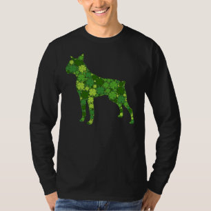T-shirt Boston Terrier Irish Green Shamrock C St patrick