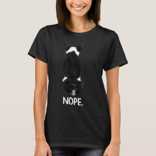 T-shirt Boston Terrier Nope Sarcastique