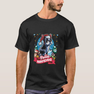 T-shirt Boston Terrier Santa Claus Coffee Mug Joyeux Chris