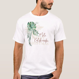 T-shirt Botanique tropicale Mele Kalikimaka